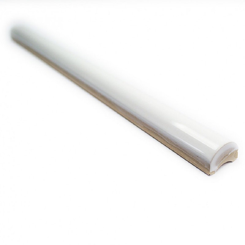 Ivy Hill Tile Catalina 12" x 0.75" Ceramic Pencil Liner Tile Trim in